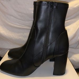 Black 3 Inch Heel Penelope Boots